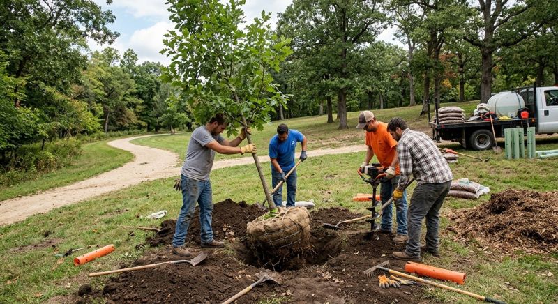 Apple Tree Planting in Honolulu, HI