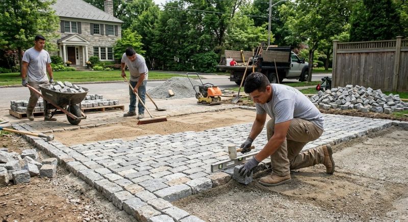 Cement Pavers Installation in Fairfield County, CT